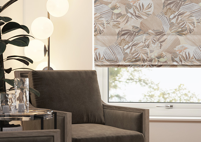 Osaka, Latte - Motorised Roman Blind - Image 5
